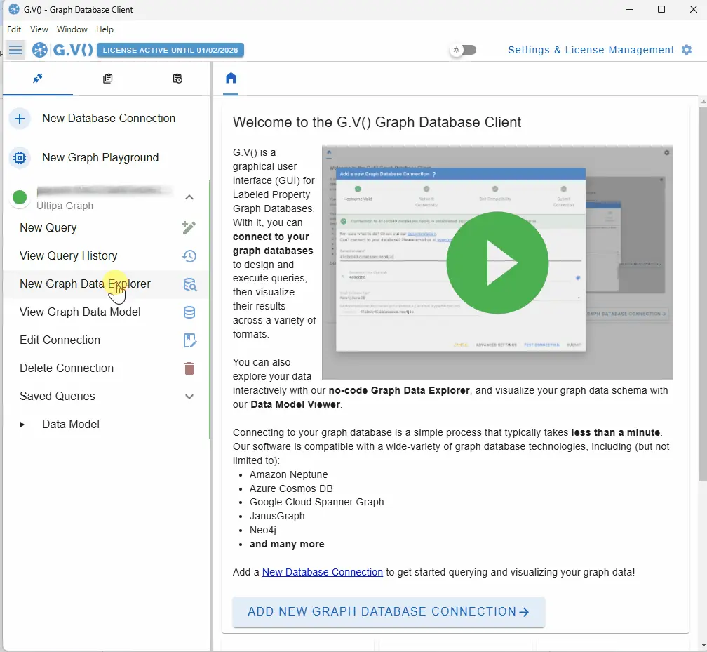 Explore your data without writing any queries using G.V()'s no-code Data Explorer!