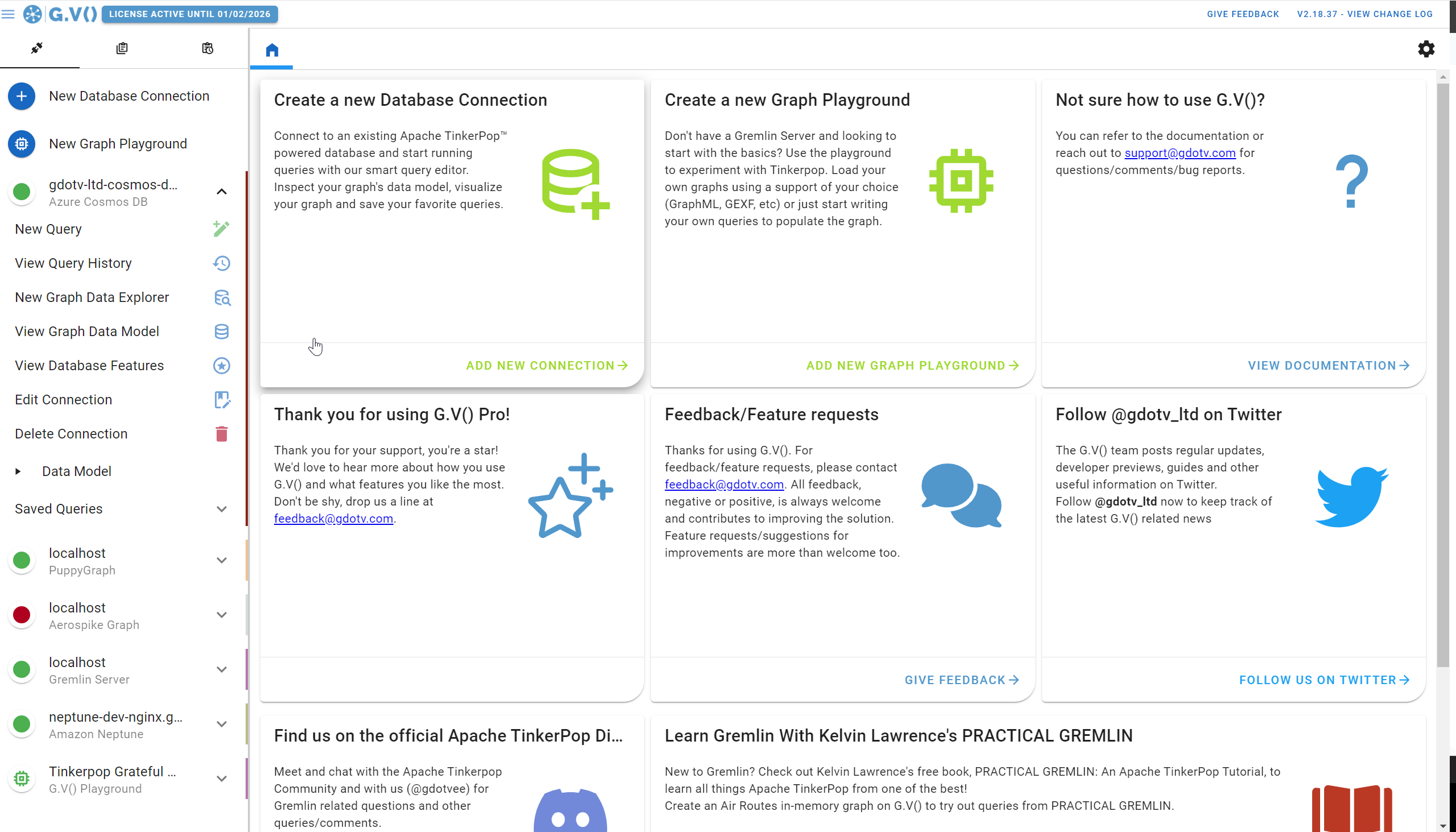 Interacting with multiple graph databases from various vendors all in one place