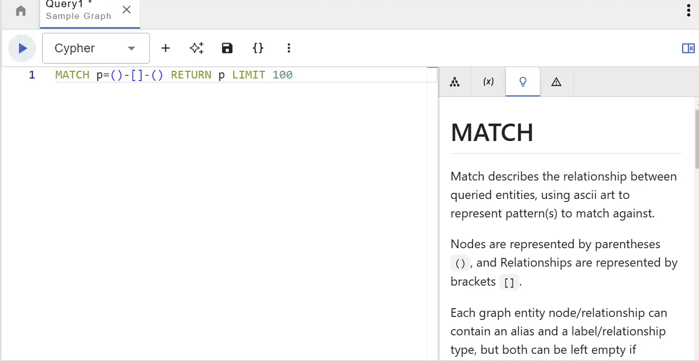 Seamlessly switch between Cypher and SQL query editors