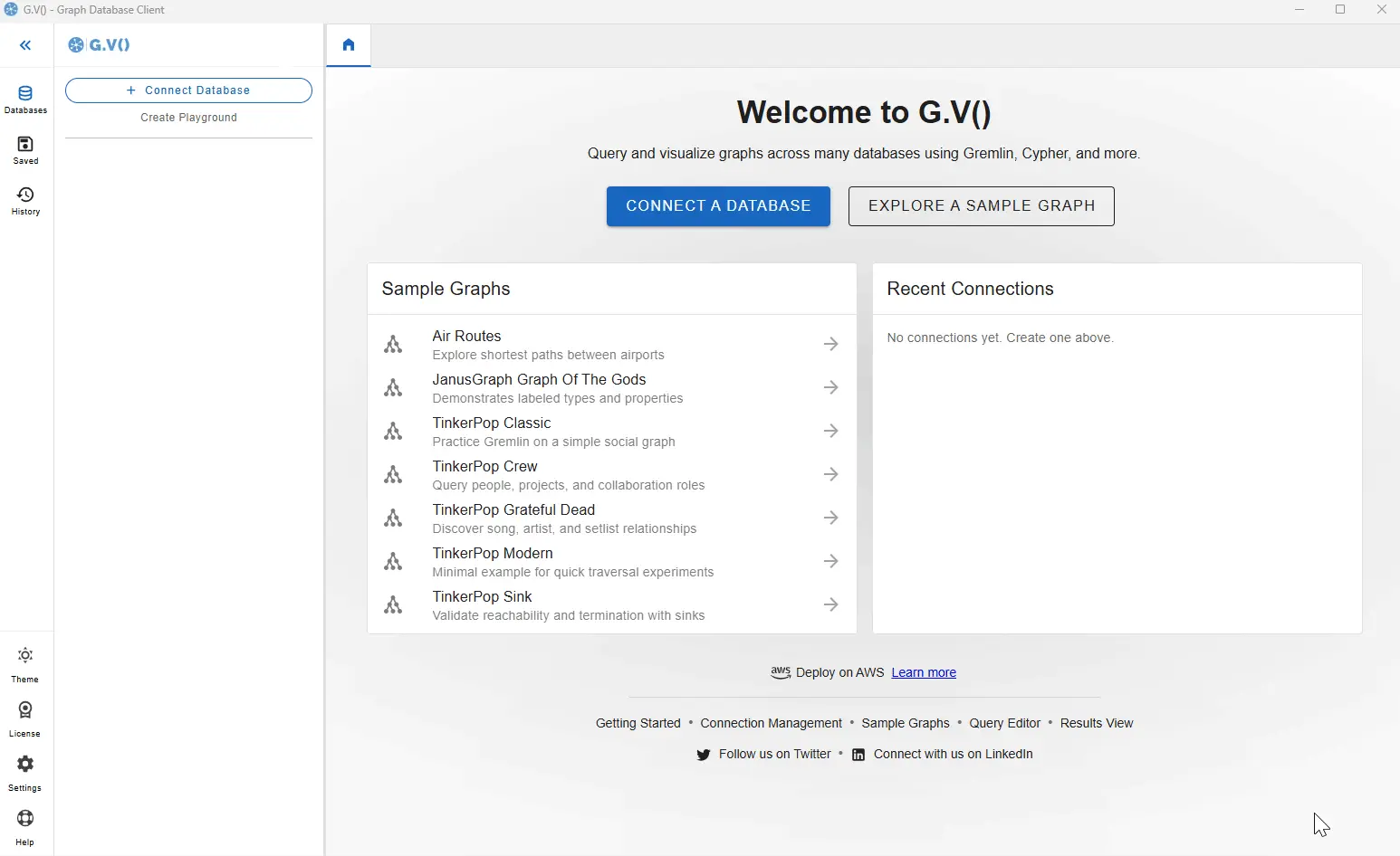 Connection to LadybugDB with our database visualization tool is easy as 1-2-3! 
