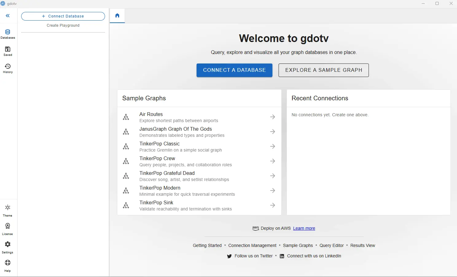 Connecting to RDFox with the gdotv database visualization tool is as easy as 1-2-3!