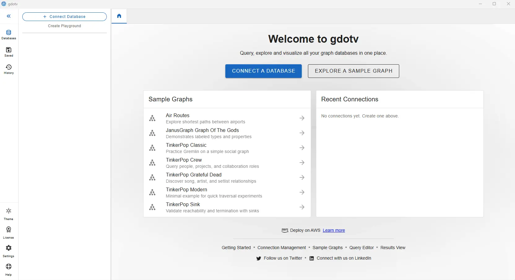 Connecting to Virtuoso with gdotv is as easy as 1-2-3!