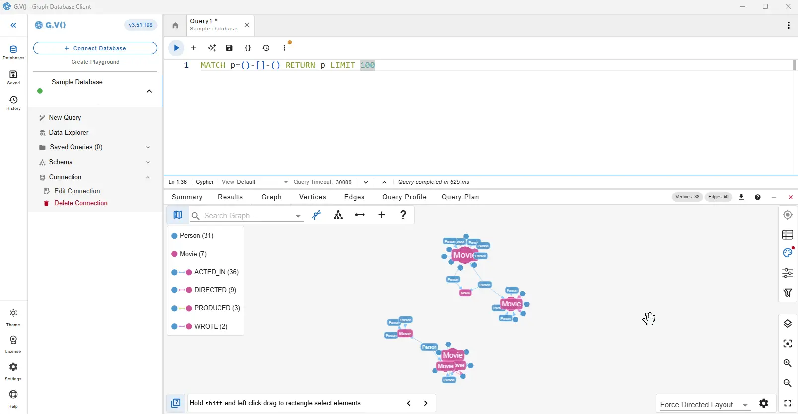 The Graph Data Explorer enables no-code path exploration directly against your Neo4j graph database in just a few clicks