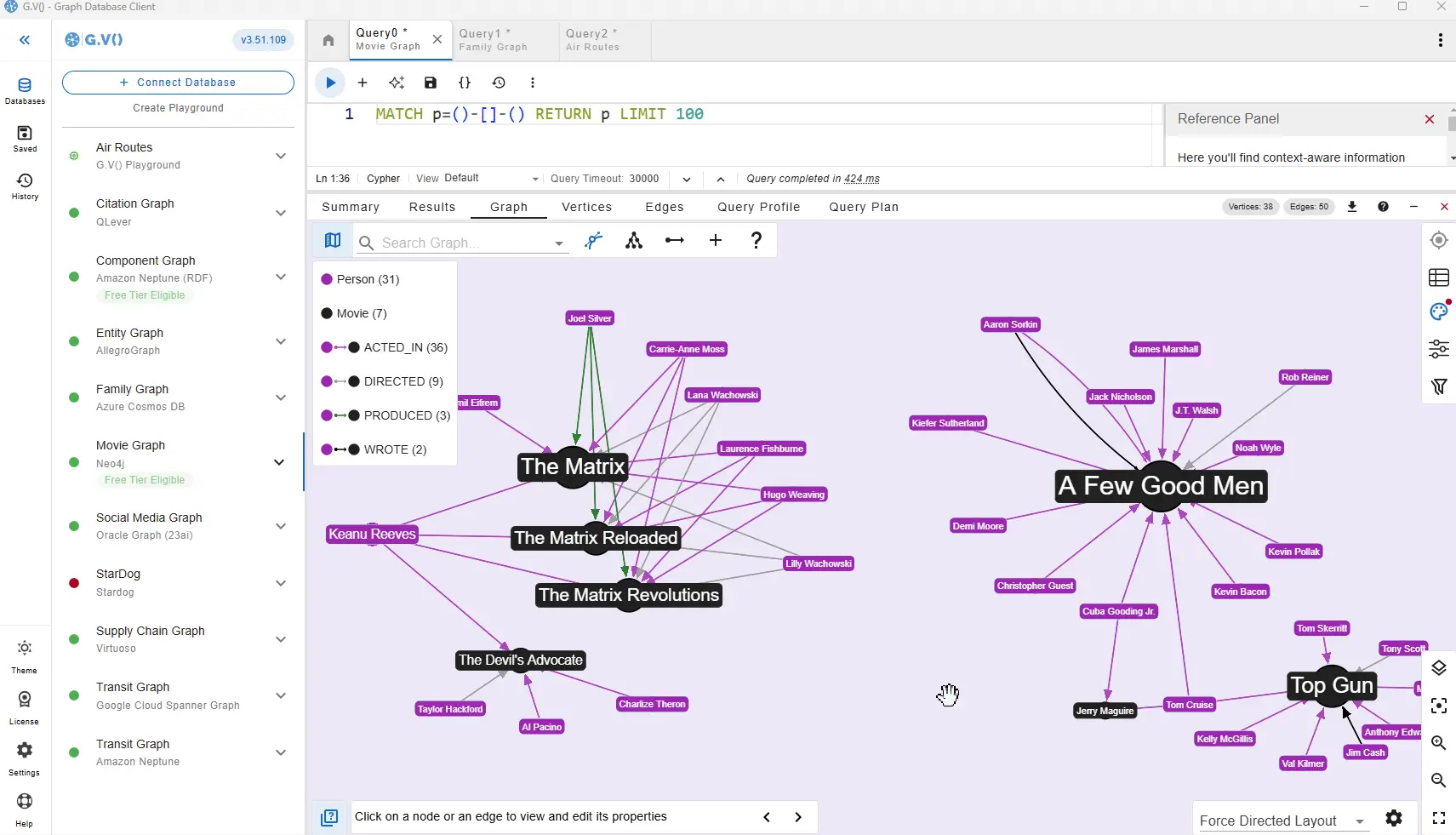 Manage all your database connections and queries from one central console.