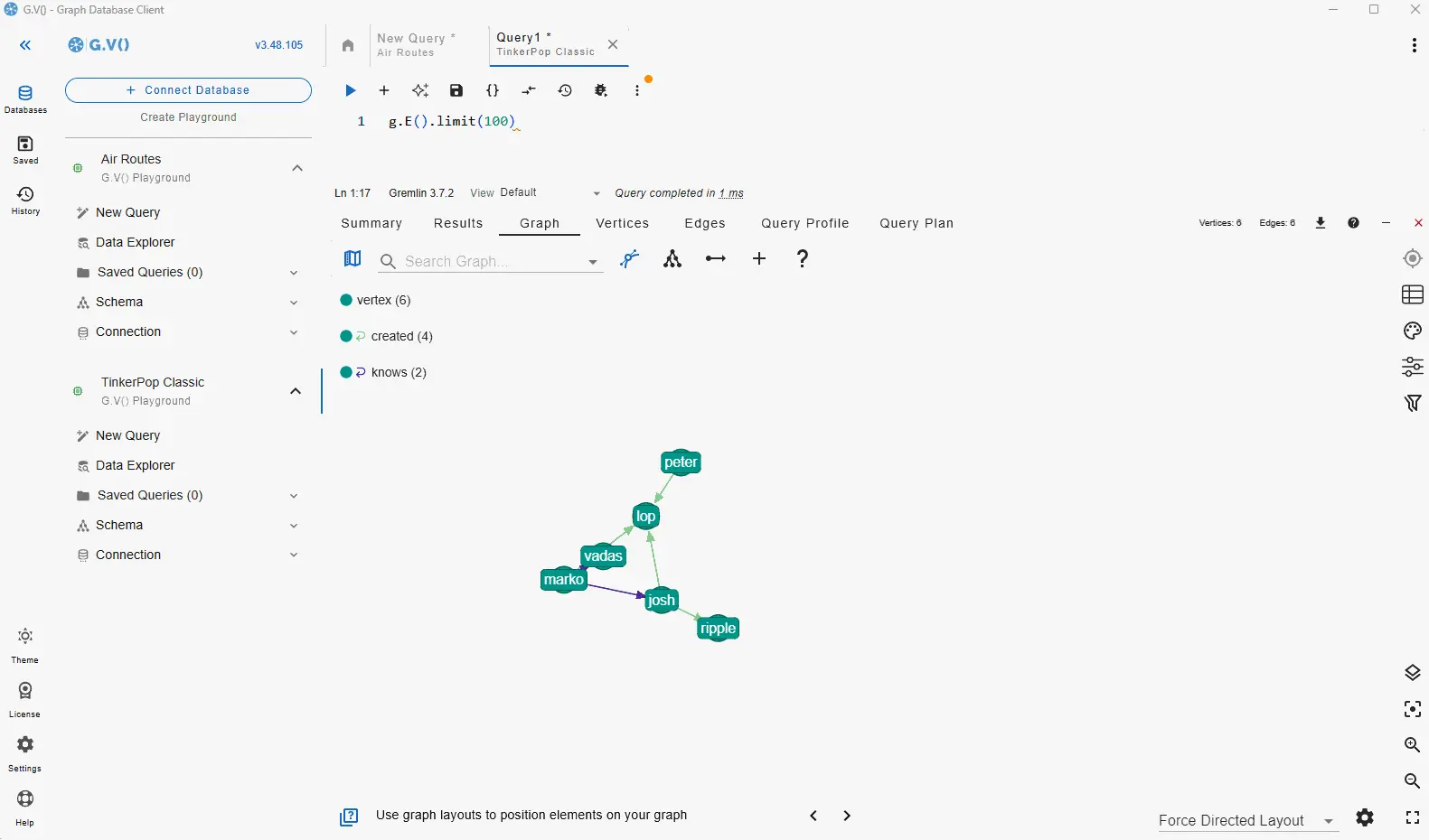 Create, update or delete nodes, relationships, and properties interactively