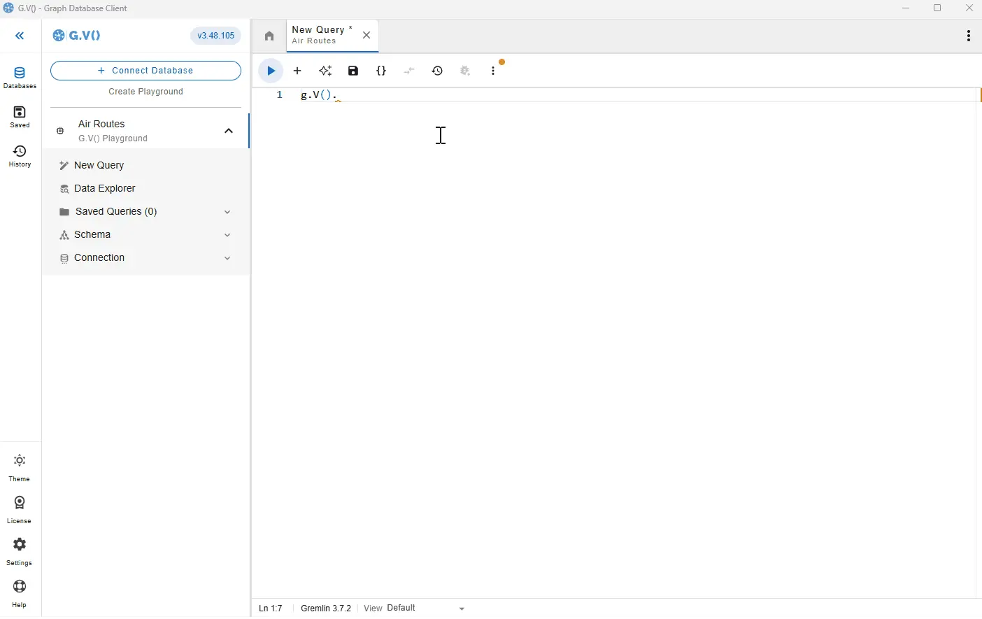 Graph Database IDE Preview
